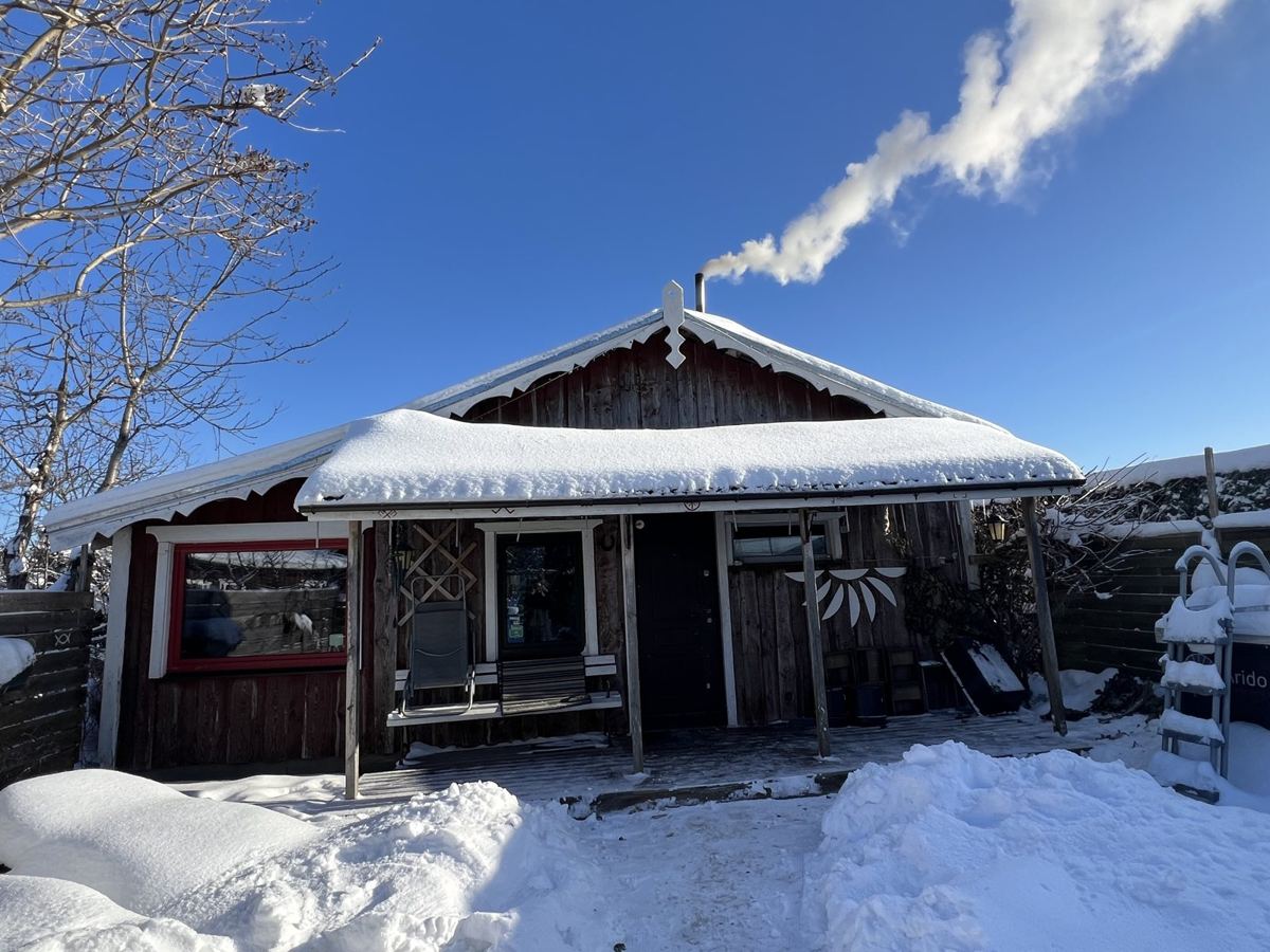 フィンランドの薪サウナ小屋