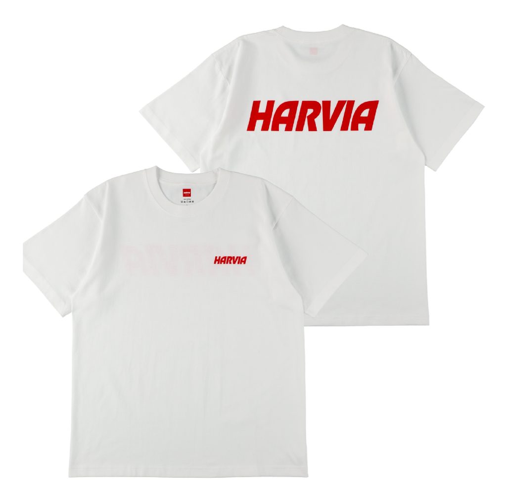 ハルビアロゴ入りTシャツ白 L