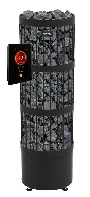 FENIX Wi-Fiタッチパネルをヒーター側面に設置した例（本国公式）